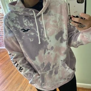 Tie dye Hollister hoodie.